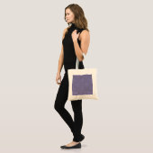 Aangepast lavenderpatroon tote bag (Voorkant (model))