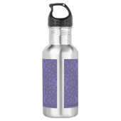 Aangepast lavenderpatroon waterfles  (Achterkant)