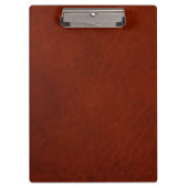 Aangepast leder retro klembord (Voorkant)