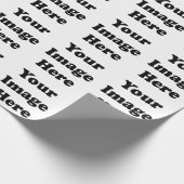 Aangepast leeg papier voor het ompakken van Sjablo (Hoek)