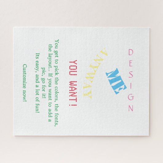 Aangepast Legpuzzel (Horizontaal)