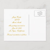 Aangepast Lemon Lemon-lint opslaan Briefkaart Datu (Achterkant)