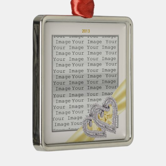 Aangepast lemon Ribbon Ornament (Rechts)