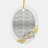 Aangepast lemon Ribbon Ornament (Voorkant)