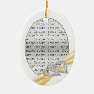 Aangepast lemon Ribbon Ornament