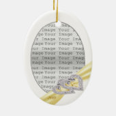Aangepast lemon Ribbon Ornament (Achterkant)