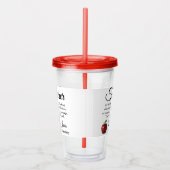 Aangepast leraar Rockstar Acryl Drinkbeker (Rechts)