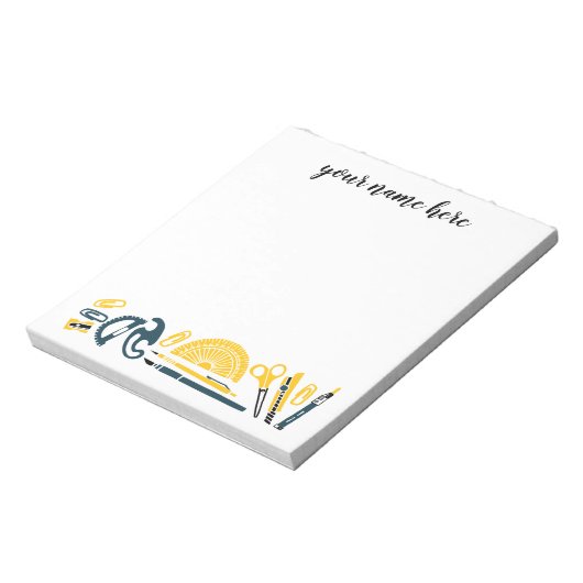 Aangepast lesblok notitieblok (Linkerzijde)