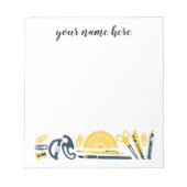 Aangepast lesblok notitieblok (Voorkant)