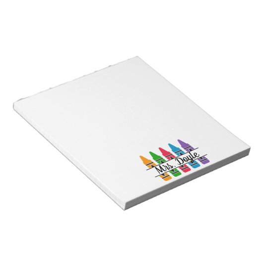 Aangepast lesblok notitieblok (Schuin)