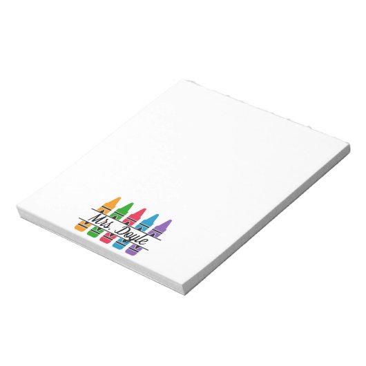 Aangepast lesblok notitieblok (Linkerzijde)