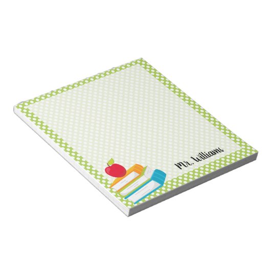 Aangepast lesblok notitieblok (Schuin)