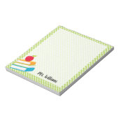 Aangepast lesblok notitieblok (Linkerzijde)