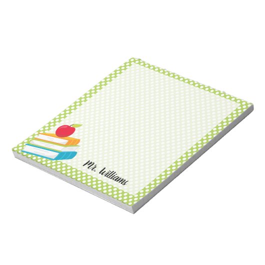 Aangepast lesblok notitieblok (Linkerzijde)