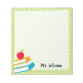 Aangepast lesblok notitieblok (Voorkant)