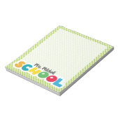 Aangepast lesblok notitieblok (Linkerzijde)