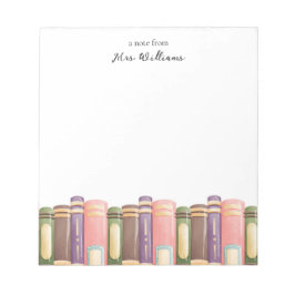 Aangepast lesblok notitieblok