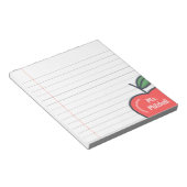 Aangepast lesblok notitieblok (Schuin)