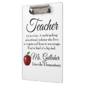 Aangepast lesbord klembord (Links)