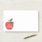 Aangepast lescadeautje voor docenten aanpassen post-it® notes (Op bureau)