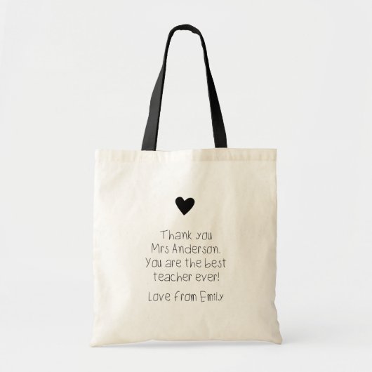 Aangepast lesgeven - Kinder handschrift uploaden Tote Bag (Voorkant)