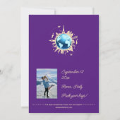 Aangepast leuk bestemmingspaspoort De datum opslaa Kaart (Achterkant)