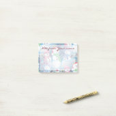 Aangepast leuk funny pretentieloze kerstman patroo post-it® notes (Op bureau)