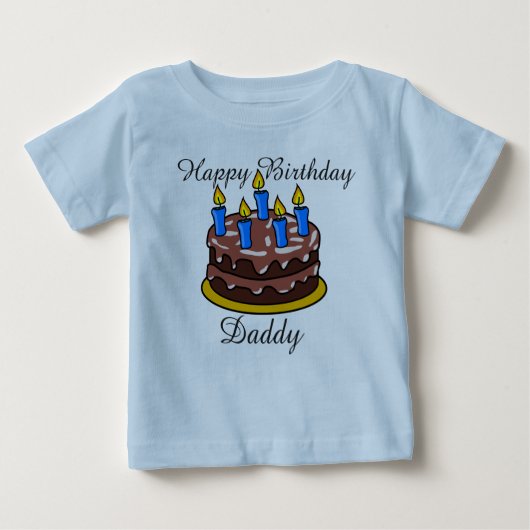 Aangepast leuk Happy Birthday baby Shirt (Voorkant)