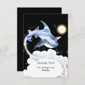 Aangepast leuk onderwater ha verjaardag bedankkaart (Voorkant / Achterkant)