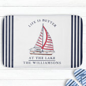 Aangepast leven is beter bij het meer Nautical Badmat