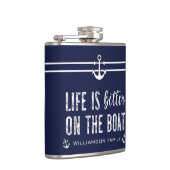 Aangepast leven is beter op de boot heupfles (Rechts)