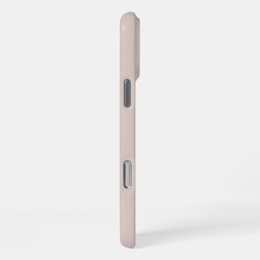 Aangepast Licht Ecru Beige Neutraal Crème Kleur iPhone Hoesje (Rechterkant)