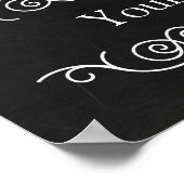 Aangepast licht omhoog het nachtteken - voeg je ei poster (Hoek)