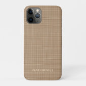 Aangepast lichtbeige Tan Taupe Brown gekleurd Case-Mate iPhone Case (Achterkant)