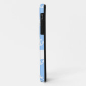 Aangepast Lichtblauw Anker Case-Mate iPhone Case (Achterkant/links)
