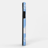 Aangepast Lichtblauw Anker Case-Mate iPhone Case (Achterkant/rechts)