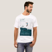 Aangepast lichtgetrapt begrafenisshirt voor Memori T-shirt (Voorkant volledig)