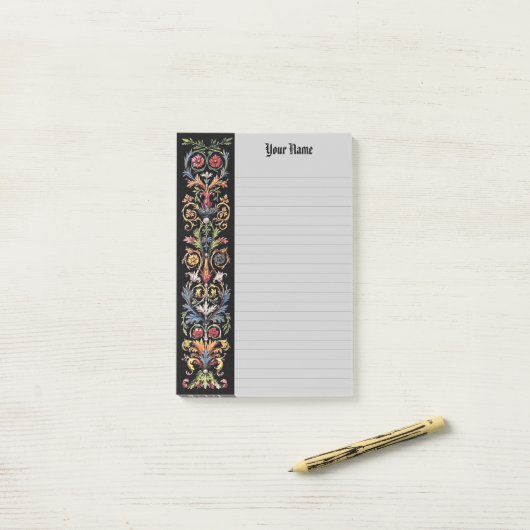 Aangepast lichtgevend kunstwerk gelinkt post-it® notes (Op bureau)