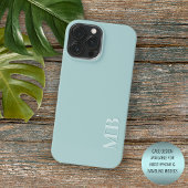 Aangepast lichtpasta Seafoam Seaglass Green Mint Case-Mate iPhone Case