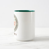 Aangepast lid van de gemeenteraad tweekleurige koffiemok (Center)