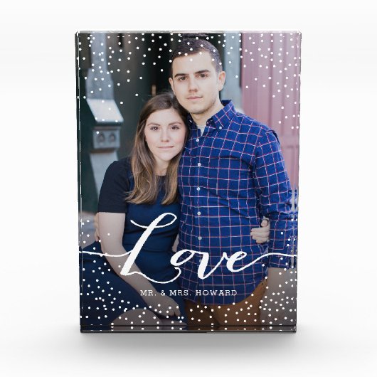 Aangepast liefdeshuwelijk fotoblokken (Voorkant)