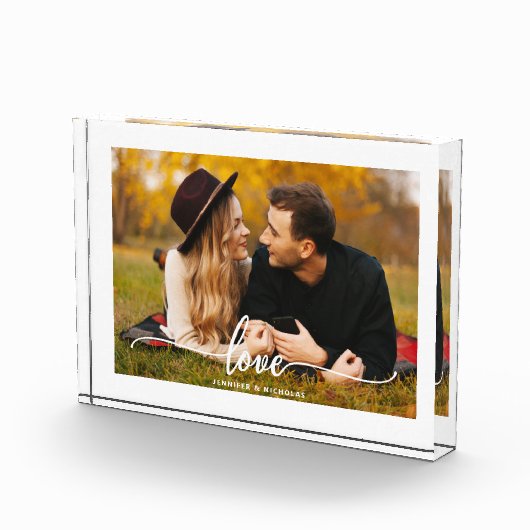 Aangepast liefdesscript fotoblok (Rechts)