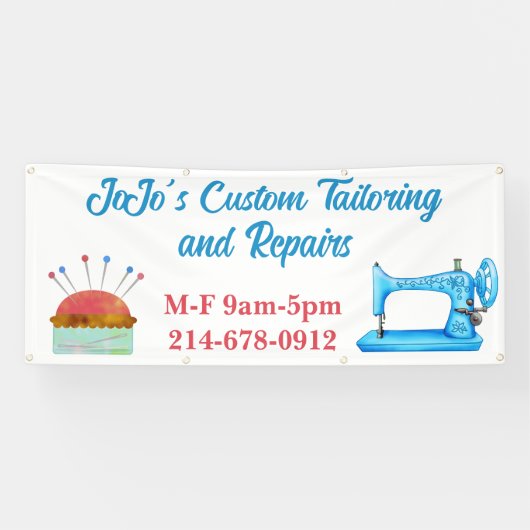 Aangepast lijnwerk spandoek (Horizontaal)