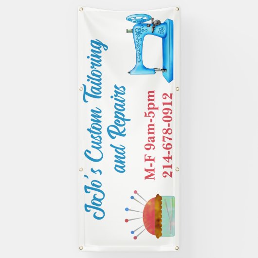 Aangepast lijnwerk spandoek (Verticaal)