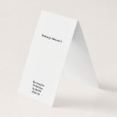 Aangepast Lijst dat Kaarten voor juwelenweergave (Achterkant)