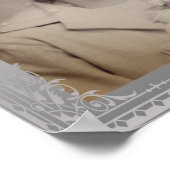 Aangepast lijst foto-poster polijst zilveren grens poster (Hoek)