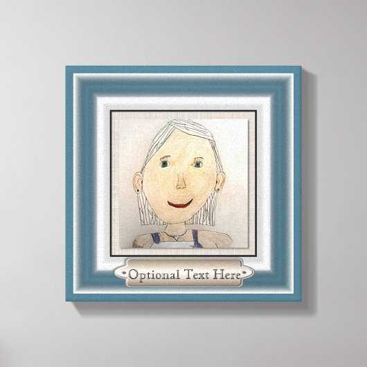 Aangepast Lijst om je kunst of foto toe te voegen Canvas Afdruk (Voorkant)