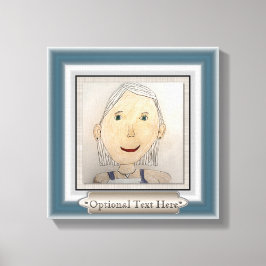 Aangepast Lijst om je kunst of foto toe te voegen Canvas Afdruk