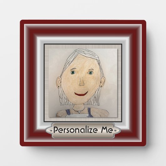 Aangepast Lijst om je kunst of foto toe te voegen Fotoplaat (Voorkant)