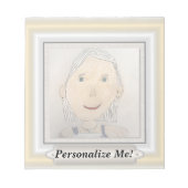 Aangepast Lijst om je kunst of foto toe te voegen Notitieblok (Voorkant)